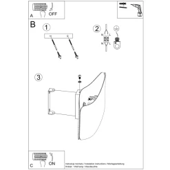 Kinkiet TILA 40 biały