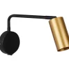 Kinkiet Tina lampa czarno złoty 1x15W  GU10