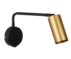 Kinkiet Tina lampa czarno złoty 1x15W GU10