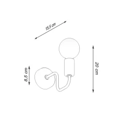 Kinkiet VECTOR czarny