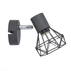 Kinkiet Verve 1x40W E14 matowy szary