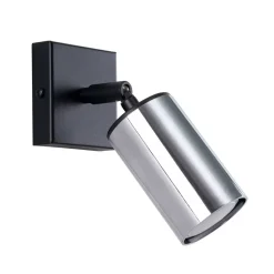 Kinkiet WINX czarny/chrom