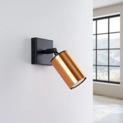 Kinkiet WINX czarny/miedź