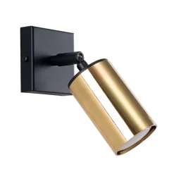 Kinkiet WINX czarny/złoty