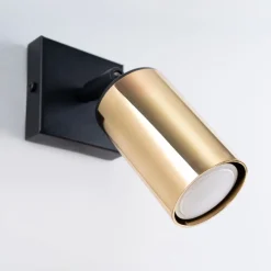 Kinkiet WINX czarny/złoty