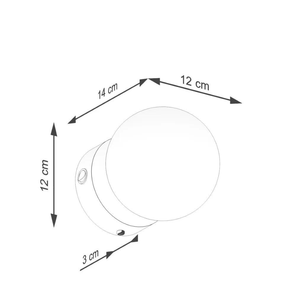 Kinkiet YOLI 1 czarny