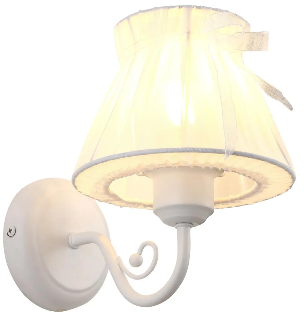 Kinkiet Zefir 1x40W E27 biały