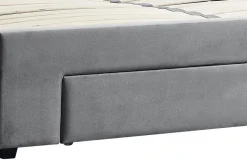 Łóżko Beck 160, jasny popielaty