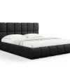 Łóżko Bellis Black Chenille 140x200cm