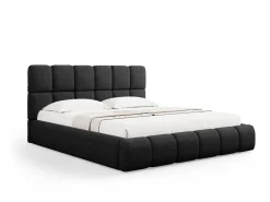 Łóżko Bellis Black Chenille 140x200cm