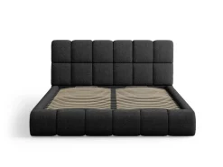 Łóżko Bellis Black Chenille 140x200cm