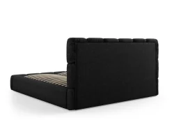 Łóżko Bellis Black Chenille 140x200cm
