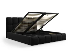 Łóżko Bellis Black Velvet 200x200cm