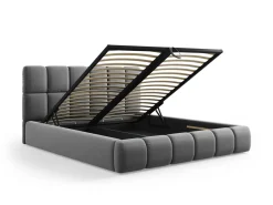 Łóżko Bellis Grey Velvet 140x200cm