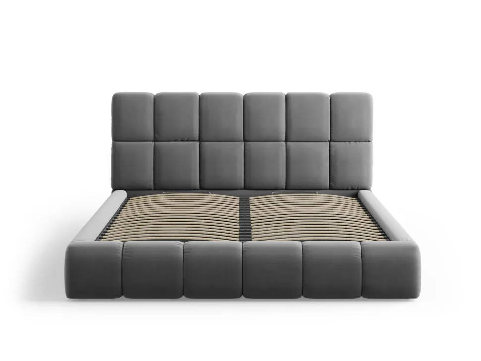 Łóżko Bellis Grey Velvet 180x200cm