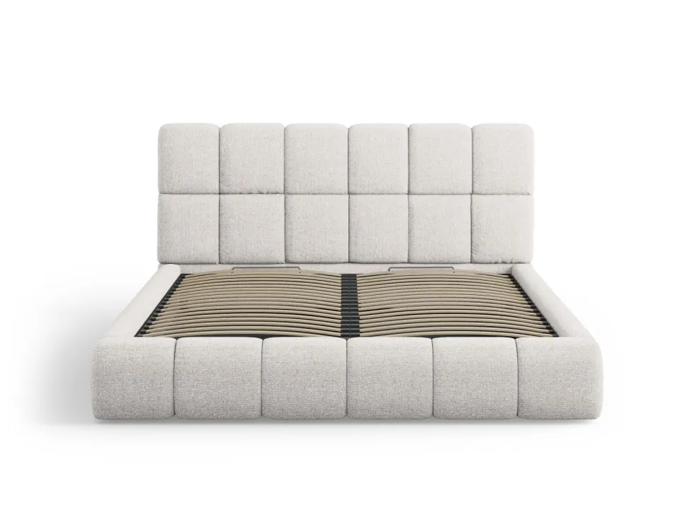 Łóżko Bellis Light Grey Chenille 140x200cm