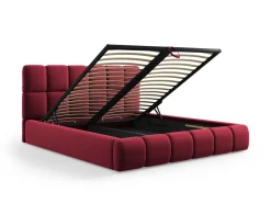 Łóżko Bellis Red Velvet 140x200cm