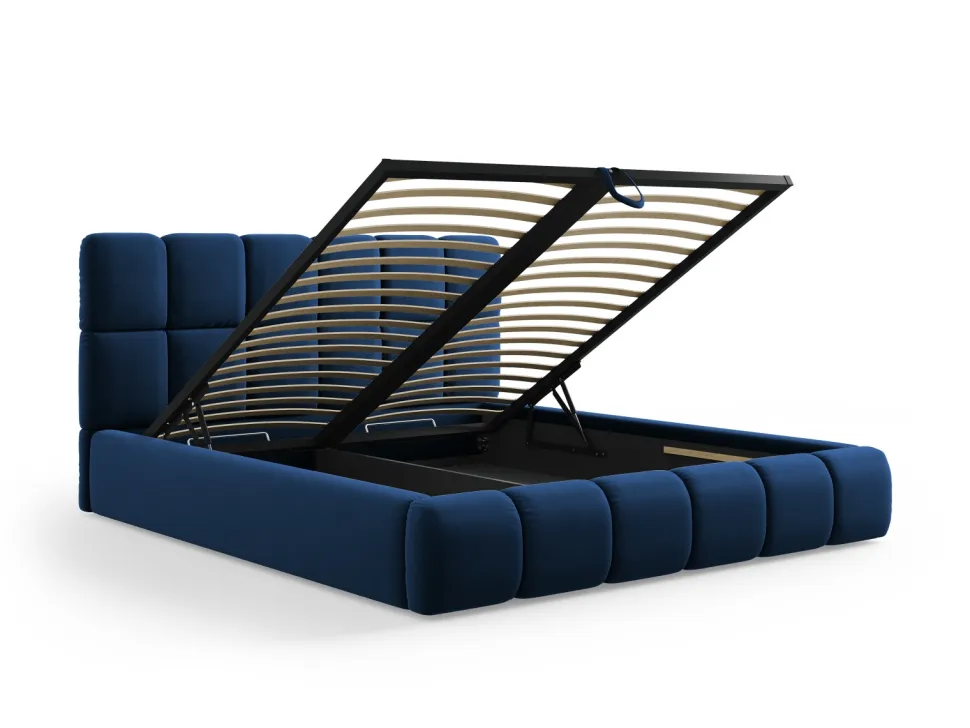 Łóżko Bellis Royal Blue Velvet 180x200cm