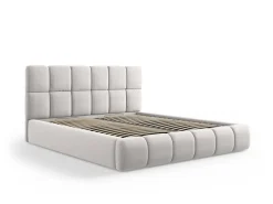 Łóżko Bellis Silver Velvet 200x200cm