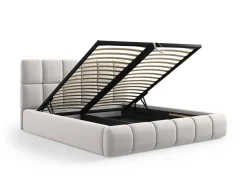 Łóżko Bellis Silver Velvet 200x200cm