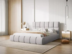 Łóżko Bellis Silver Velvet 180x200cm