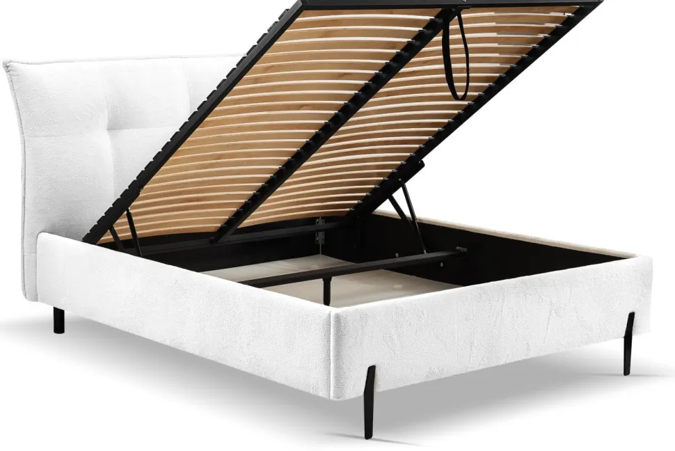 Łóżko Biscuit 160x200cm białe Cosy 1 GR2