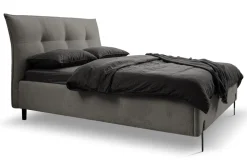 Łóżko Biscuit 160x200cm szare ciemne Cosy 7 GR2