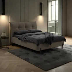 Łóżko Biscuit 140x200cm szare jasne Cosy  6 GR2