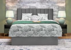 Łóżko dwuosobowe Renji 160 popielate