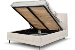 Łóżko Foggy 160x200cm beżowe Ambience 02  GR3