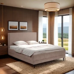 Łóżko Foggy 180x200cm taupe Ambience 04   GR3