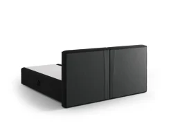 Łóżko Jodie Black Structured Fabric 140x200