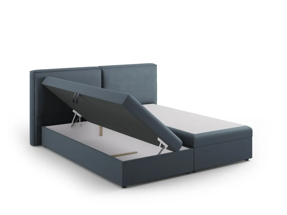 Łóżko Jodie Blue Structured Fabric 160x200