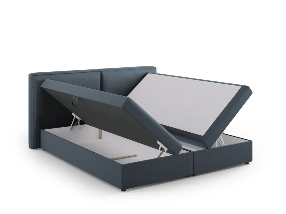 Łóżko Jodie Blue Structured Fabric 160x200