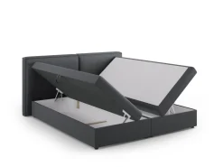 Łóżko Jodie Dark Grey Structured Fabric 140x200