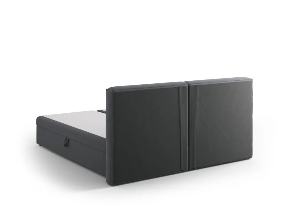 Łóżko Jodie Dark Grey Structured Fabric 180x200