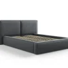 Łóżko Jodie II Dark Grey Structured       Fabric 200x200