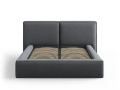 Łóżko Jodie II Dark Grey Structured Fabric 140x200