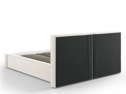 Łóżko Jodie II Light Beige Structured     Fabric 160x200