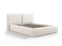 Łóżko Jodie II Light Beige Structured     Fabric 200x200