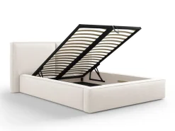 Łóżko Jodie II Light Beige Structured     Fabric 200x200