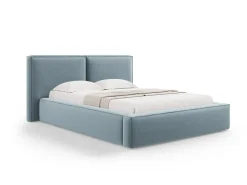 Łóżko Jodie II Light Blue Velvet 140x200
