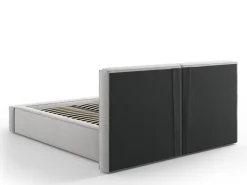 Łóżko Jodie II Light Grey Structured      Fabric 200x200