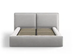 Łóżko Jodie II Light Grey Structured Fabric 160x200
