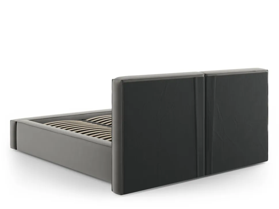 Łóżko Jodie II Light Grey Velvet 200x200