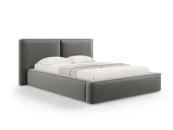 Łóżko Jodie II Light Grey Velvet 180x200