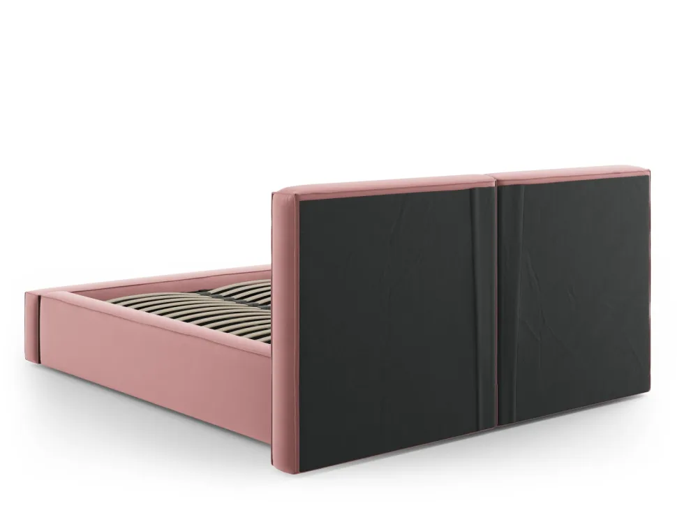 Łóżko Jodie II Pink Velvet 160x200