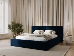 Łóżko Jodie II Royal Blue Velvet 200x200