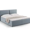 Łóżko Jodie Light Blue Velvet 140x200