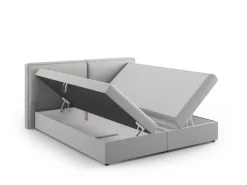 Łóżko Jodie Light Grey Structured Fabric 160x200